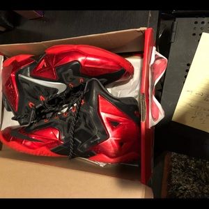 LeBron 11 Black and Red